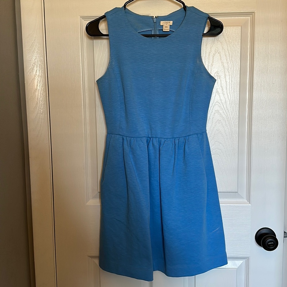 NWOT XXS J Crew Short tank dress with back zipper & pockets
